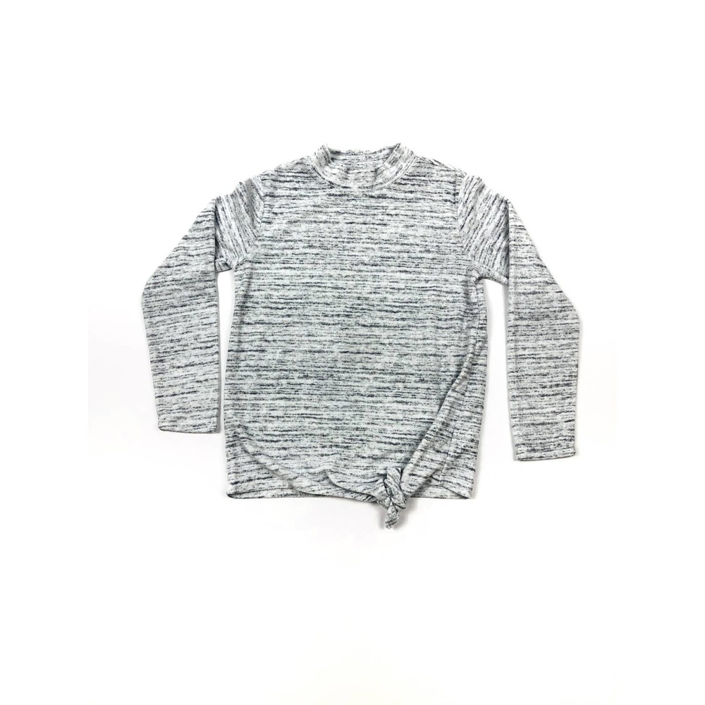 Old Navy Girls Casual Flannel Sweater Grey Size L